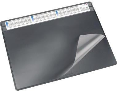 Läufer Schreibunterlage Durella Soft 47605 – 65 x 50 cm, blau, 3-Schichten, Made in Germany