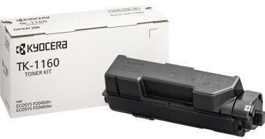 KYOCERA Toner TK-1160 Originalzubehör – ca. 7.200 Seiten Schwarz für ECOSYS P2040dn/P2040dw