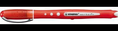 STABILO worker+ colorful Tintenroller 0,5 mm schwarz – Extrem sanftes Schreibgefühl