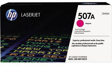 HP Toner CE403A 507A magenta – ca. 6.000 Seiten für LaserJet Drucker