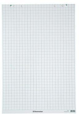 Soennecken Flipchartblock 1137, 68x99 cm, 20 Blatt blanko, 6fach Lochung