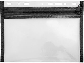 VELOFLEX VELOBAG XXS Reißverschlusstasche DIN A5 rot mit Eurolochung