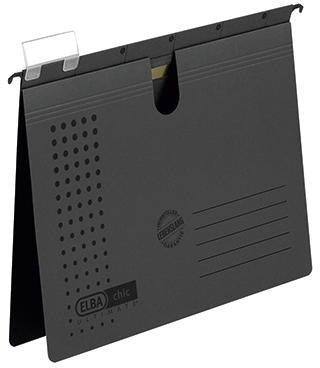 ELBA Hängehefter chic ULTIMATE DIN A4 gelb 240 g/m² 5 St./Pack. mit Metall-Hängeschienen