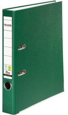 FALKEN Ordner S50 Color Vegan DIN A4 50 mm PP grau – Hebelmechanik, FSC, vegan