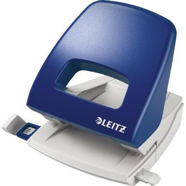 LEITZ Locher NeXXt 5005 – 25 Blatt, 8 cm Lochung, Metall/Kunststoff, rot