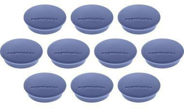 magnetoplan Magnet Discofix Junior 34 mm weiß 10 Stück – Hohe Haftkraft für Whiteboards & Präsentationstafeln