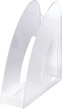 HAN Stehsammler TWIN SIGNAL 1611-23 DIN A4/C4 transluzent klar – Platzsparendes Stecksystem