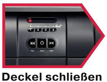Rexel Aktenvernichter Optimum AutoFeed+ 50X – Partikelschnitt P-4, 50 Blatt automatisch