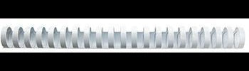 GBC Plastikbinderücken CombBind® 16mm DIN A4 schwarz 100 St./Pack. – 21 Ringe, US-Teilung, 145 Blatt