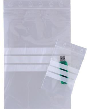 Druckverschlussbeutel 100x150 mm transparent 50 µm 100 Stück von NEUTRALWARE