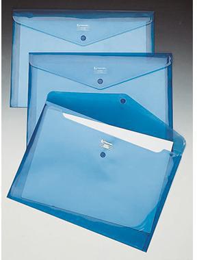 REXEL Aktentasche Carry Folder 16129WH DIN A4 weiß 5 St./Pack. – Dokumentenmappe mit Druckknopf