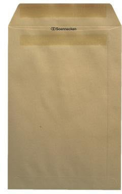 Soennecken Versandtasche DIN C5 162 x 229 mm natronbraun 90 g/m² Selbstklebung 25 Stück