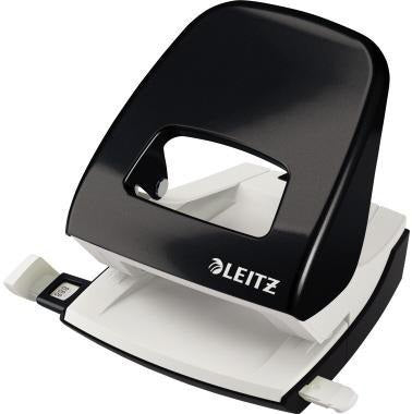 LEITZ Locher NeXXt WOW 5008 eisblau – 30 Blatt, Metall, 8 cm Lochung
