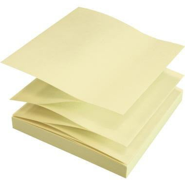 Soennecken Haftnotiz oeco 5864 RC Z-Falz 75x75mm 100Bl. gelb 12St.