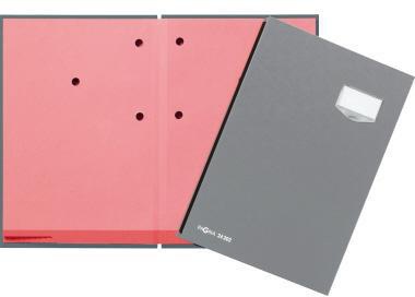 PAGNA Unterschriftenmappe de Luxe 24202-04 – 20 Fächer, schwarz, DIN A4, Made in Germany