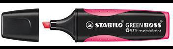 STABILO Textmarker GREEN BOSS 6070/33 – 2-5 mm grün, nachfüllbar, 83% recycelt