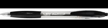 BIC Atlantis Classic Kugelschreiber dokumentenecht schwarz 0,4 mm mit Gummi-Griffzone
