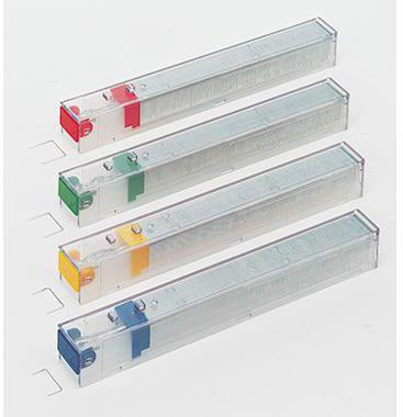 LEITZ Heftklammerkassette K12 26/12 rot – 5 x 210 Stück für Blockheftgerät 5551/5550