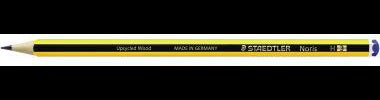 STAEDTLER Noris 120 Bleistift 2B sechskant gelb/schwarz – bruchfeste Mine, Made in Germany