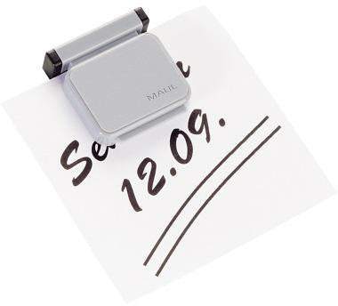MAUL Planhalter S Magnetclip 3,6 x 4 cm selbstklebend blau 10 Stück