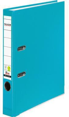 FALKEN Ordner S50 Color Vegan DIN A4 50 mm PP grau – Hebelmechanik, FSC, vegan