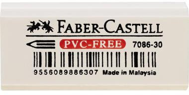 Faber-Castell Radierer Vinyl Eraser 7086-30 – Sauberes Radieren für Bleistift & Buntstift