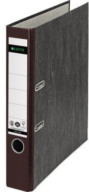 Leitz Ordner 10505015 DIN A4 52 mm gelb – 180° Präzisionshebelmechanik, FSC, Blauer Engel