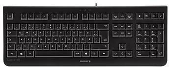 CHERRY Tastatur KC 1000 – Flüsteranschlag, USB, weiß/grau, QWERTZ, 105 Tasten