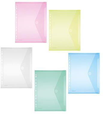 FolderSys Sammelhülle 40106-04 DIN A4 mit Lochrand, 10 St./Pack., transparent