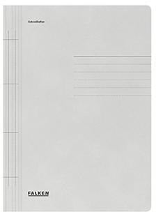 Falken Schnellhefter 80000201 A4 250g/m² Manila-RC-Karton blau mit Organisationsaufdruck