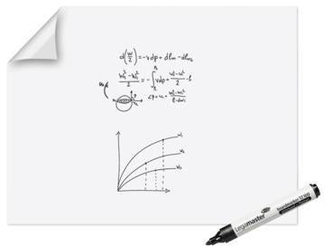 Legamaster Whiteboardfolie Magic Chart XL, 15 Blatt, selbsthaftend, 120 x 90 cm, inkl. Marker