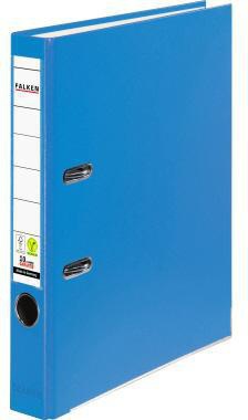 FALKEN Ordner S50 Color Vegan DIN A4 50 mm PP grau – Hebelmechanik, FSC, vegan