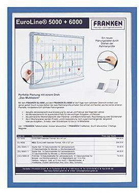 FRANKEN Dokumentenhalter Frame It X-tra!Line DIN A3, magnetisch, rot, 0,32 mm Hartfolie