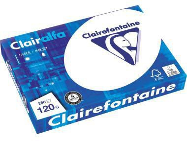Clairefontaine Multifunktionspapier A4 160g hochweiß 250 Blatt CLAIRalfa