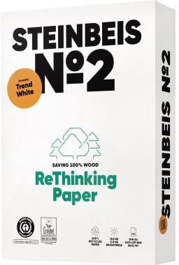 STEINBEIS Kopierpapier No. 2 Trend White A4 80 g/m² 500 Blatt 100 % recycelt