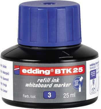edding Nachfülltusche BTK 25 schwarz 25 ml – für Whiteboardmarker 28, 29, 250, 360, 361, 363