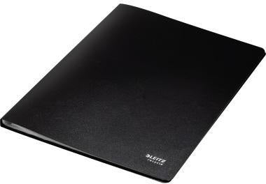 Leitz Sichtbuch Recycle A4 40 Hüllen schwarz – 90 % recyceltes Polypropylen, klimaneutral