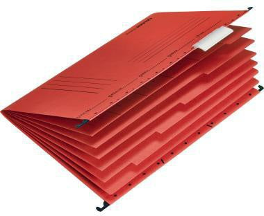 Falken Personalmappe UniReg DIN A4 230 g/m² naturbraun mit Organisationsaufdruck