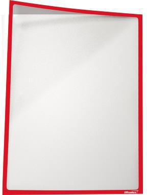 ULTRADEX Infotasche DIN A4 magnetisch grün 5 St./Pack – Magnetrahmen mit starker Haftkraft