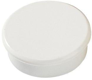 DAHLE Haftmagnet 95538-20983 38mm weiß 10 St./Pack. – Runde Präsentationsmagnete mit 2,5 kg Tragkraft