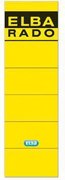 ELBA Ordnerrückenetiketten breit/kurz 59 x 190 mm, grün, 10 Etiketten pro Packung