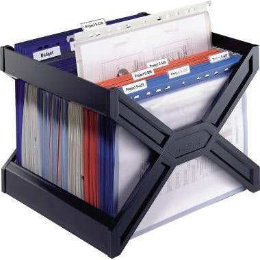 DURABLE Hängekorb CARRY PLUS 261101 für 30 Hängemappen DIN A4 Polystyrol schwarz