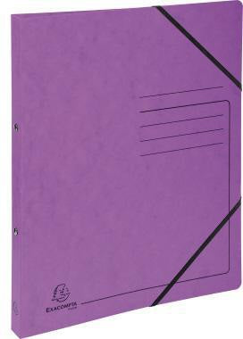 Exacompta Ringbuch DIN A4 Colorspankarton blau, 2-Ring-Mechanik, 140 Blatt