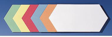 FRANKEN Moderationskarten UMZS 920 selbstklebend 300 Stück farbig sortiert 20,5 x 9,5 cm