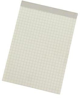 Soennecken Notizblock Recycling DIN A6 kariert 50 Blatt – 60 g/m², Mikroperforation, Fälzelbindung