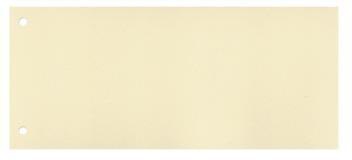 Trennstreifen 22 x 10,5 cm gelb von Soennecken – 100 Stück, 160 g/m², Blauer Engel