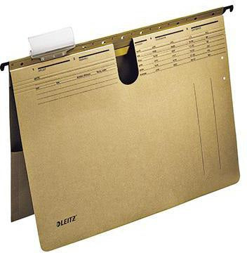 LEITZ Hängehefter ALPHA 19120000 A4 kaufmännische Heftung naturbraun 25 St./Pack.
