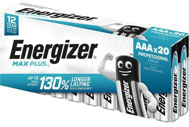 Energizer Max Plus AAA Micro LR03 Alkaline Batterien 1,5V 20 Stück
