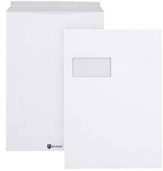 SECURITEX Versandtasche Expander DIN C4 130 g/m² weiß Haftklebung 100 Stück