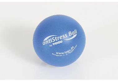 TOGU Ball ANTI-STRESS 6,5 cm blau – Ruton Stressball für Hand und Unterarm
